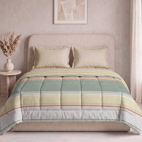 EasySnug Microfiber Double Comforter - Polka Slider Garden