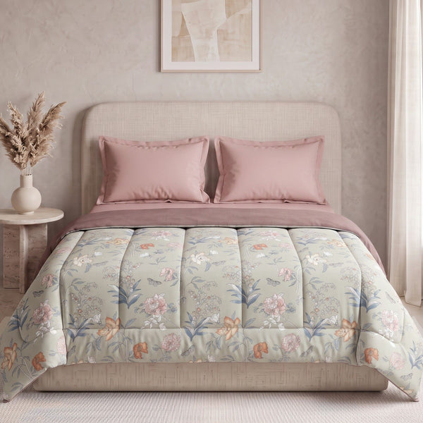 EasySnug Microfiber Double Comforter - Dusky Petals
