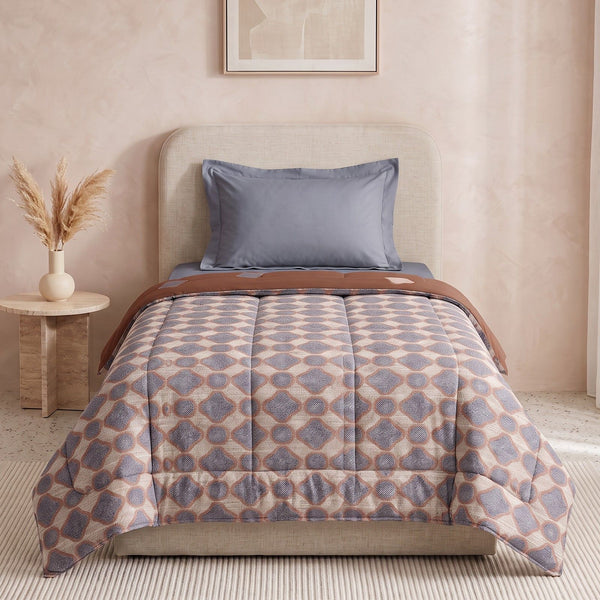 EasySnug Microfiber Single Comforter - Modern Mosaic