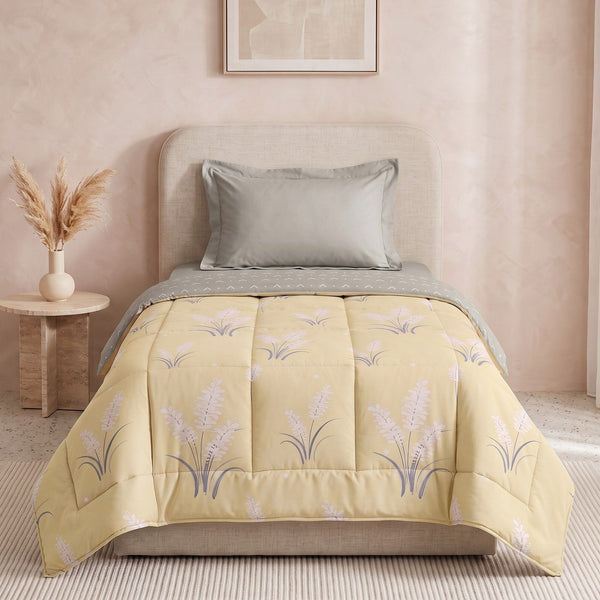 EasySnug Microfiber Single Comforter - Snow Petals