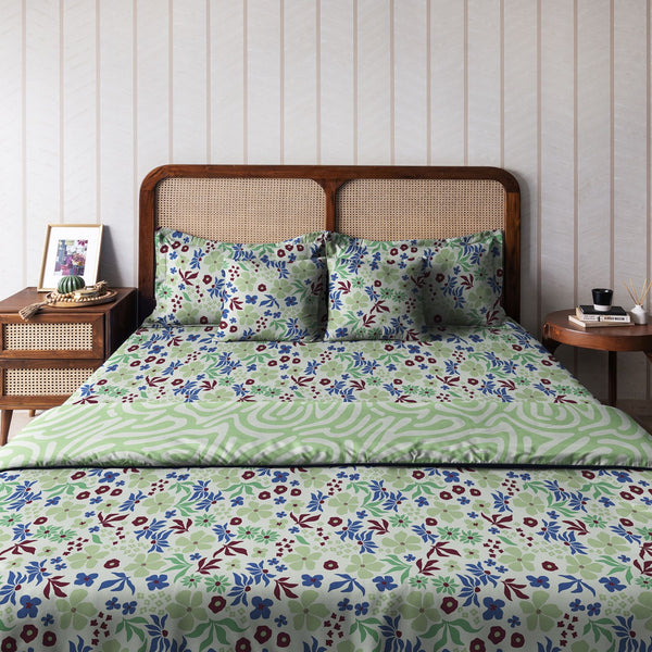 Cotton Double Dohar / All Season AC Blanket - Blossom Breeze