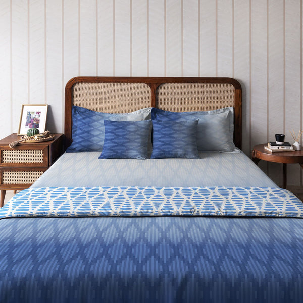Cotton Double Dohar / All Season AC Blanket - Ombre Bliss