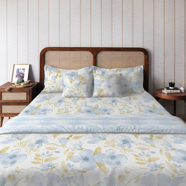 Cotton Double Dohar / All Season AC Blanket - Floral Mist
