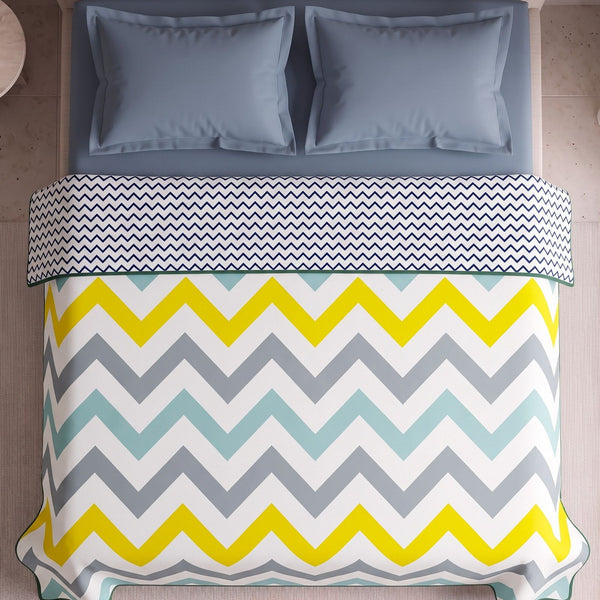 Easysnug Microfiber Double Dohar / All Season AC Blanket - Color Cascade