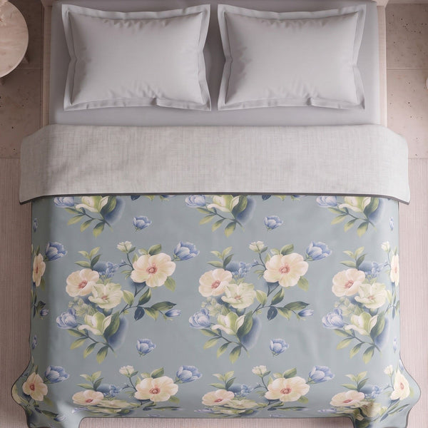 Easysnug Microfiber Double Dohar / All Season AC Blanket - Vintage Charm