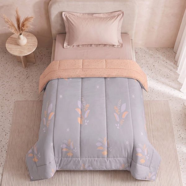 EasySnug Microfiber Single Comforter - Petal Harmony