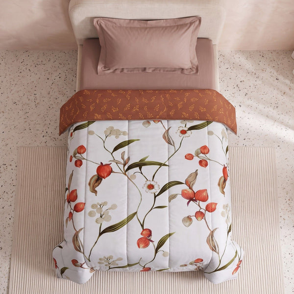 EasySnug Microfiber Single Comforter - Cherry Blossom