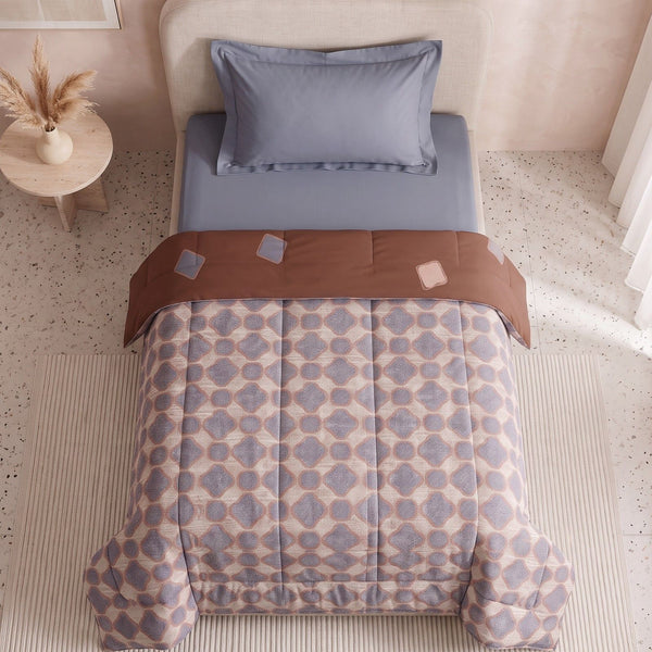 EasySnug Microfiber Single Comforter - Modern Mosaic