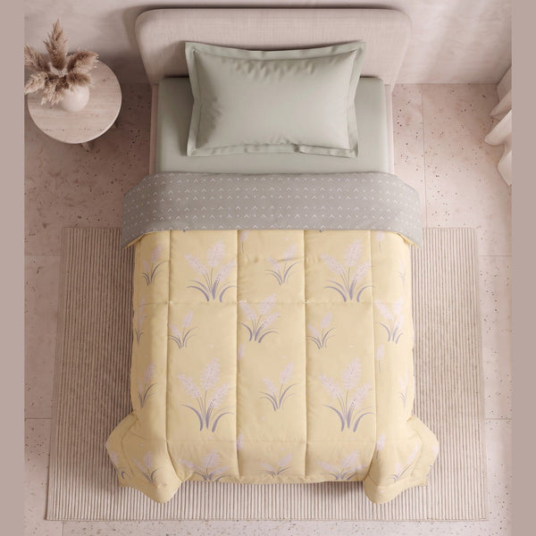 EasySnug Microfiber Single Comforter - Snow Petals