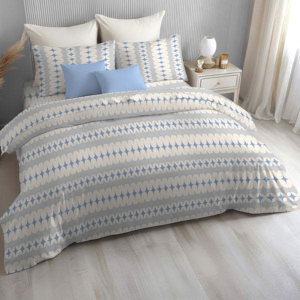 Serenity 100% Cotton King Bed In A Bag - Jasper