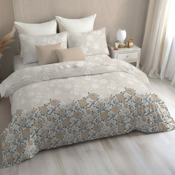 Serenity 100% Cotton King Bed In A Bag - Floral Tide