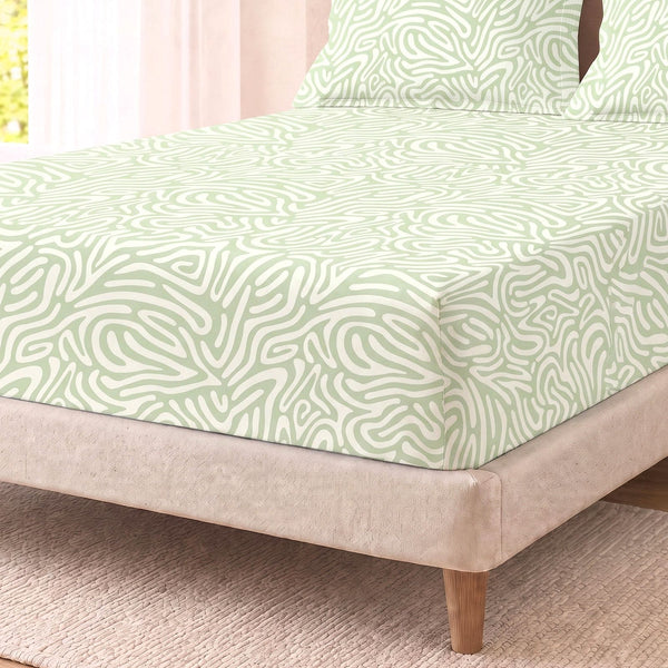 Cotton Double Flat Bedsheet  - Organic Flow
