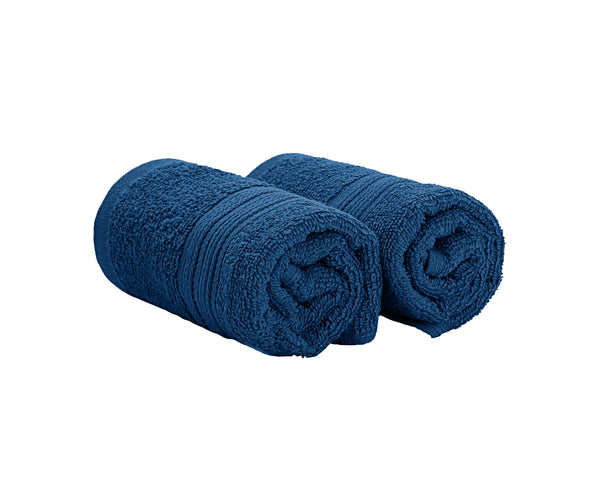100% Premium Cotton Essential Hand Towel, 380 GSM, Pack of 2