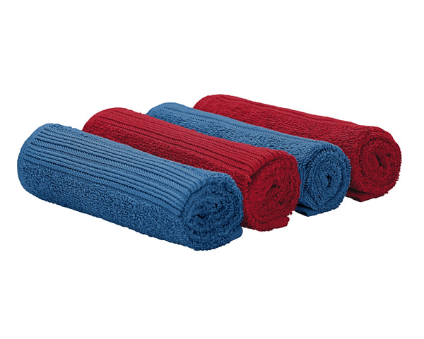 100% Premium Cotton Essential Hand Towel, 380 GSM, Pack of 4