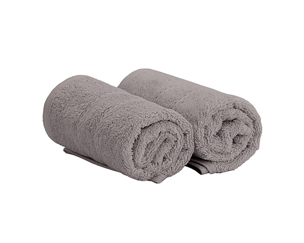 Premium Bamboo Cotton Luxe Hand Towel, 530 GSM, Pack of 2