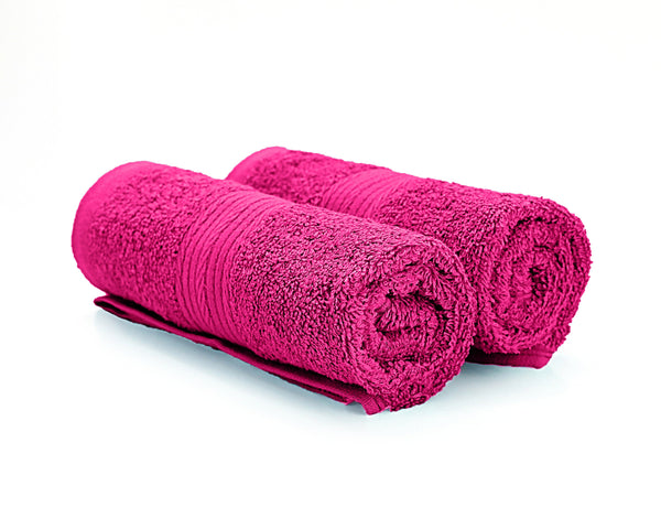 100% Premium Cotton Plush Hand Towel, 500 GSM, Pack of 2