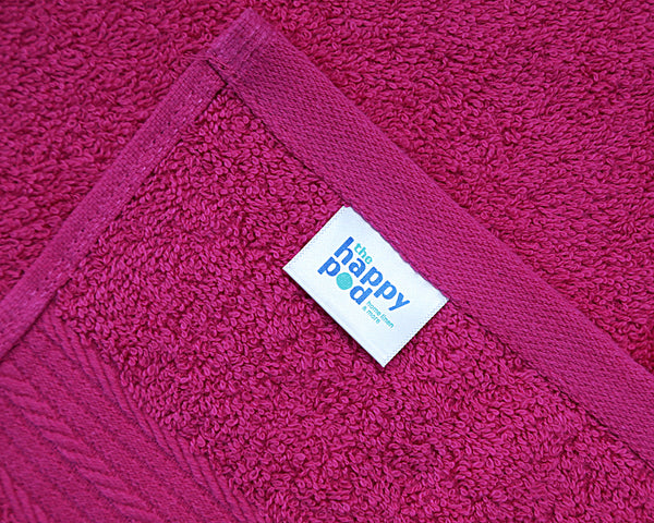 100% Premium Cotton Plush Hand Towel, 500 GSM, Pack of 4