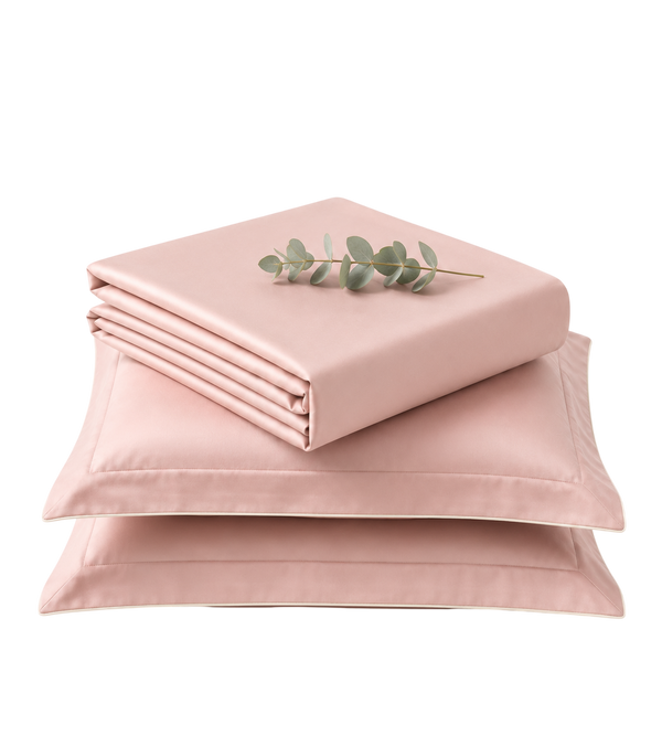 Tencera 70% Tencel LF King Bed Sheet Set — Blushing Lotus
