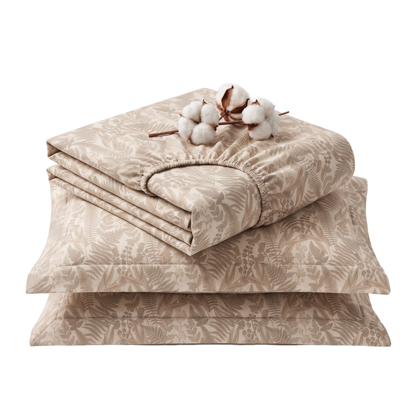 Essenza Queen / King Fitted Sheet Set  - Garden Weave