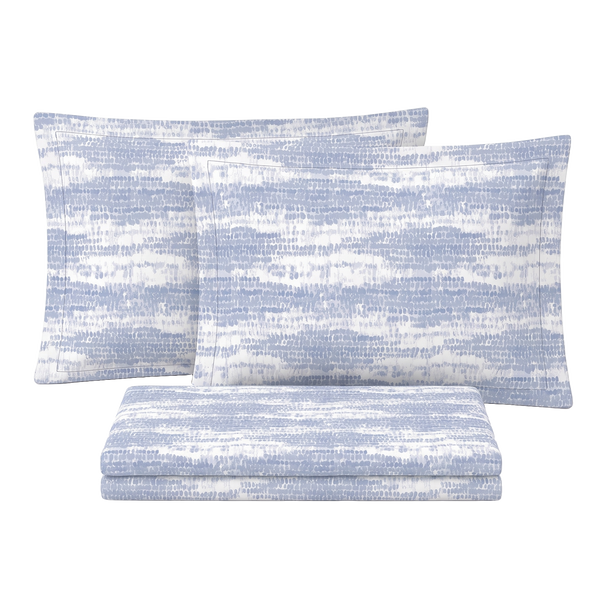 Cotton Double Flat Bedsheet  - Serene Cascade
