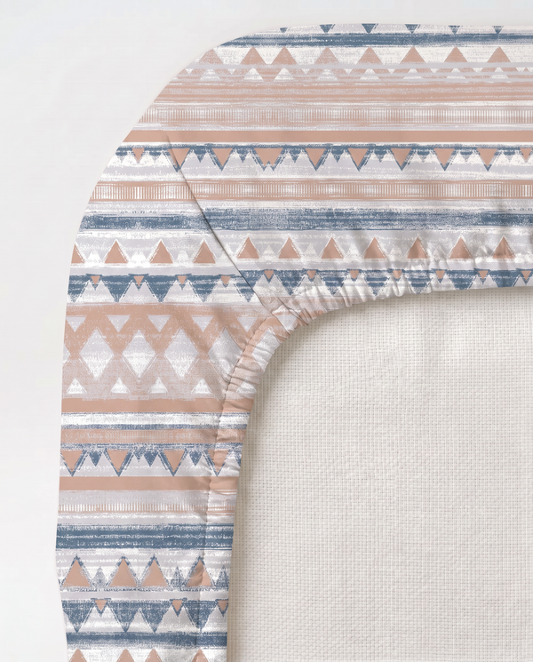 Essenza Queen / King Fitted Sheet Set  - Mystic Pyramid