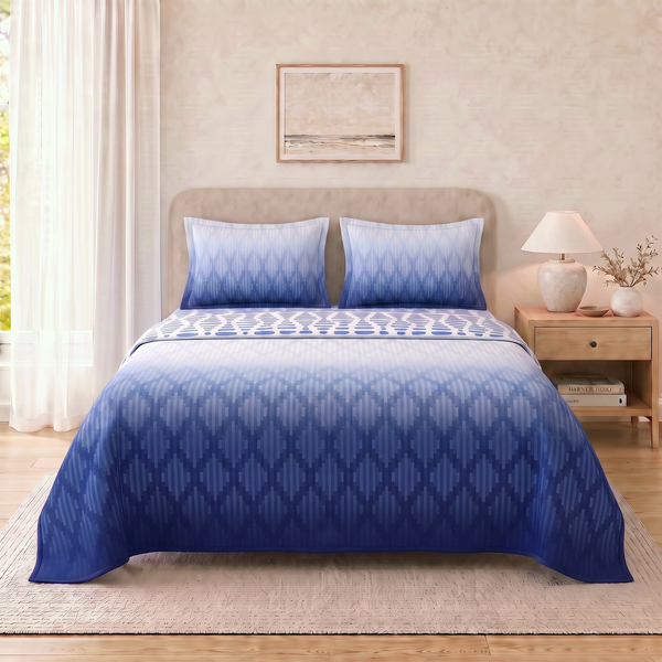Love For Cotton Dohar Bed in a Bag - Ombre Bliss