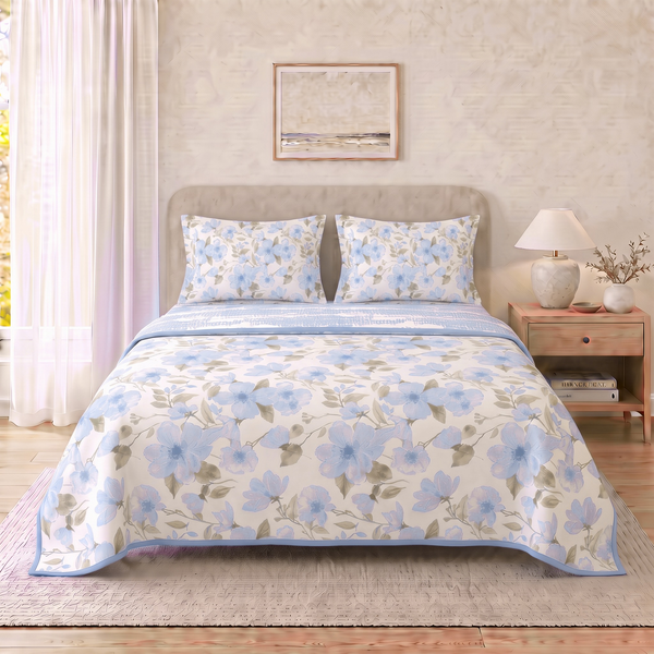 Love For Cotton Dohar Bed in a Bag - Floral Mist