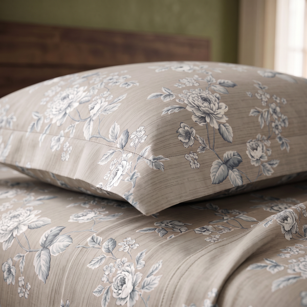 Essenza Queen / King Fitted Sheet Set  - Garden Symphony