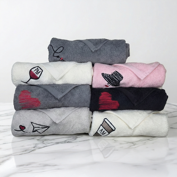 Premium Soft Face Towel Gift Set / 7 Days 7 Vibes (7 Pcs)