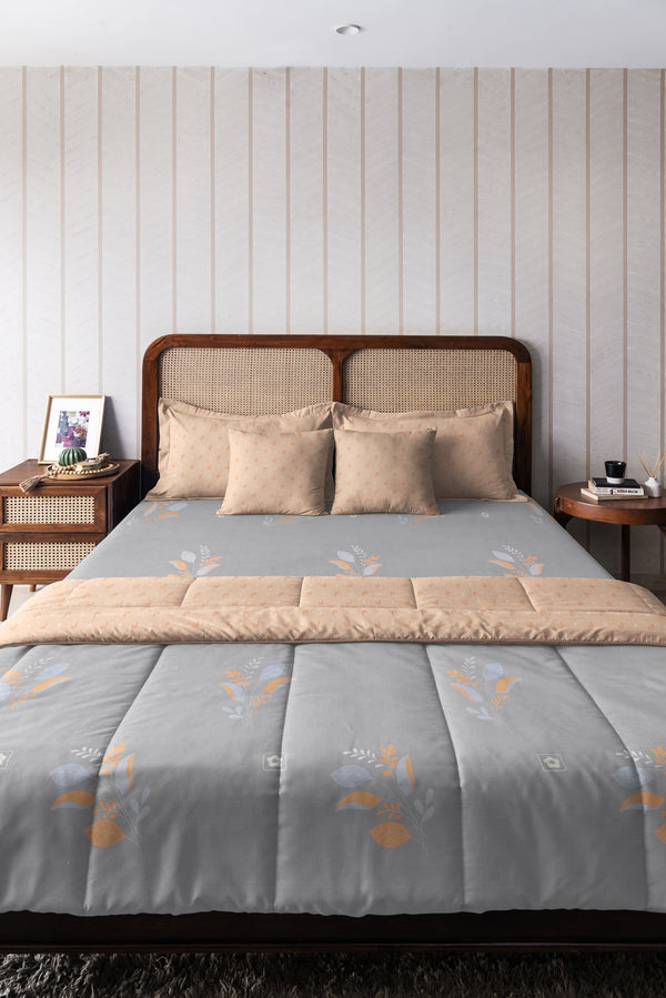EasySnug Microfiber Double Bed In A Bag - Petal Harmony