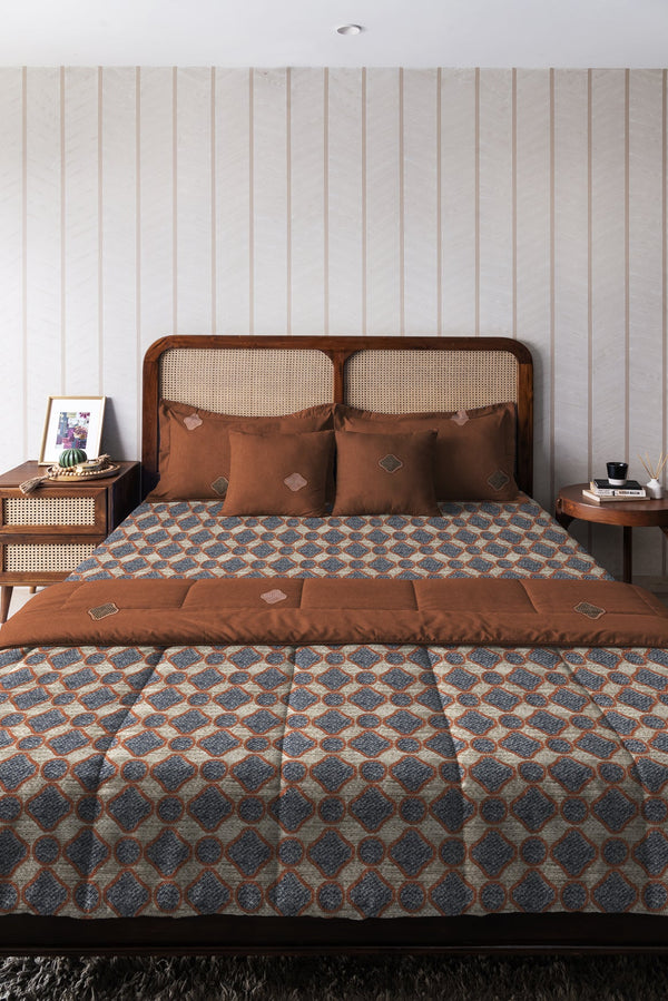 EasySnug Microfiber Double Bed In A Bag - Modern Mosaic
