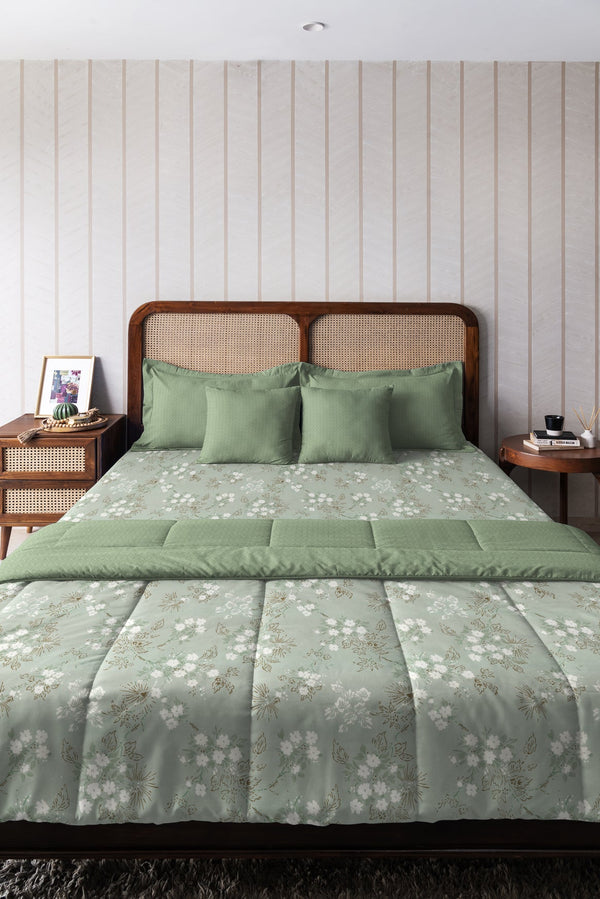 EasySnug Microfiber Double Bed In A Bag - Forest Whispers