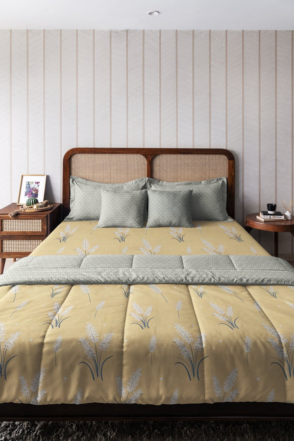 EasySnug Microfiber Double Bed In A Bag - Snow Petals