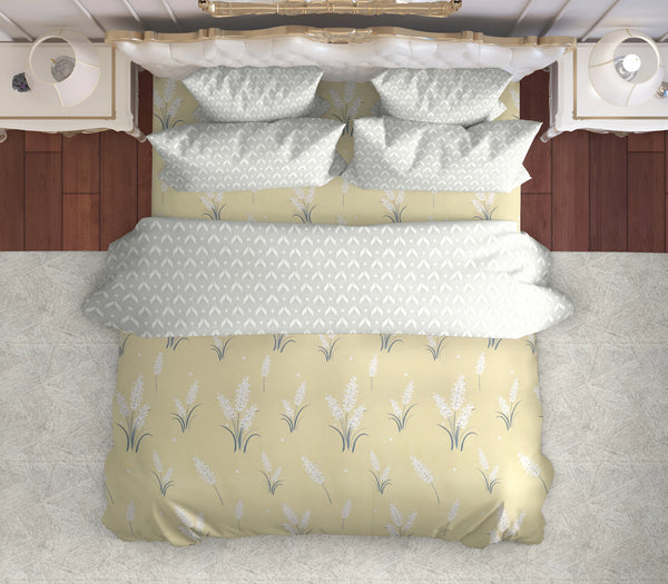 EasySnug Microfiber Double Bed In A Bag - Snow Petals