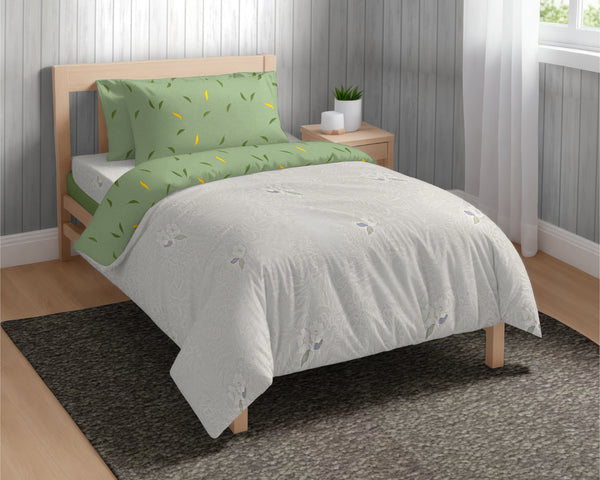 Easysnug 100% Microfiber Single Bed In A Bag - Twilight Garden