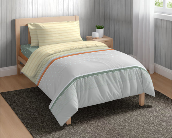 Easysnug 100% Microfiber Single Bed In A Bag - Polka Slider