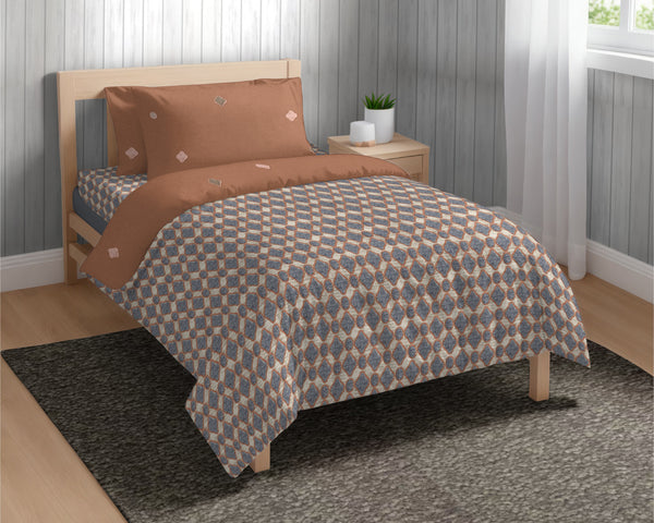 Easysnug 100% Microfiber Single Bed In A Bag - Modern Mosaic